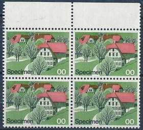 Інше Другое ^/--/^ Швейцария Архитектура Образец Proof Test 1950 ^_^^^ Швейцарія Архітектура Зразок Proof Test 1950 - фото фото фото