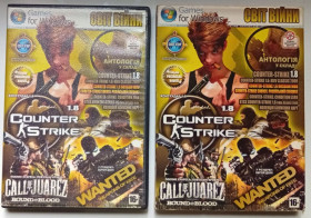 Диски з Іграми та ПЗ Диски с Играми и ПО ^/--/^ Игры РС Counter Strike  (4 в 1) ^_^^^ Ігри РС Counter Strike (4 в 1) - фото фото фото