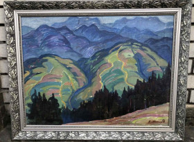 Картини, Гравюри, Живопис та Графіка Картины, Гравюры, Живопись и Графика ^/--/^ В. Микита. &amp;quot; Краєвид&amp;quot;.  Закарпатська школа живопису. ^_^^^ В. Никита. &amp;quot; Вид &amp;quot; Закарпатской школы живописи. - фото фото фото