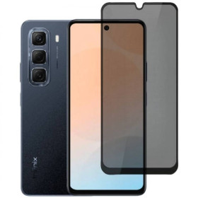 Чохли, бампера Чехлы, бампера ^/--/^ Захисне скло Fiji Privacy для Infinix Hot 50 (X /--/ 6882) антишпигун Anti-Dust повна проклейка чорний ^_^^^ Защитное стекло Fiji Privacy для Infinix Hot 50 (X /--/ 6882) антишпион Anti-Dust полная проклейка черный - фото фото фото