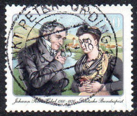 Інші країни Другие страны ^/--/^ ФРН 1985 - 225 років від дня народження Йоганна Петера Гебеля  (Гб) ^_^^^ ФРГ 1985 - 225 лет со дня рождения Иоганна Петера Гебеля (Гб) - фото фото фото