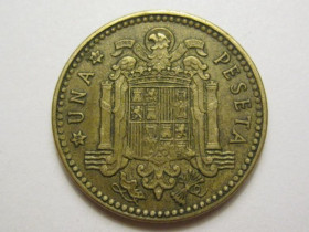 Іспанія Испания ^/--/^ Испания 1 песета 1963 (1964) года 3 /--/ П /--/ 1571 ^_^^^ Іспанія 1 песета 1963 (1964) року 3 /--/ П /--/ 1571 - фото фото фото