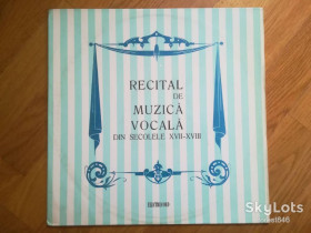 Платівки Пластинки ^/--/^ Recital de muzica vocala  (17-18 вв.)  (лам. конв.)-M-Румыния ^_^^^ Recital de muzica vocala (17-18 ст.) (лам. конв.)-M-Румунія - фото фото фото