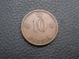 Фінляндія Финляндия ^/--/^ 10 пенни Финляндия 1924 г   (3) ^_^^^ 10 пенні Фінляндія 1924 р (3) - фото фото фото