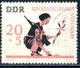 НДР, ФРН ГДР, ФРГ ^/--/^ ГДР. Вьетнам  (серия) 1966 г. ^_^^^ НДР. В'єтнам (серія) 1966 - фото фото фото