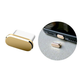 Навушники Наушники ^/--/^ Заглушка USB Type-C захисна металева кришка від пилу вологи для телефонів гаджетів золотиста ^_^^^ Заглушка USB Type-C защитная металлическая крышка от пыли влаги для телефонов гаджетов золотиста - фото фото фото