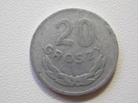 - року - года ^/--/^ Польша 20 грошей 1963 года 33684 ^_^^^ Польща 20 грошей 1963 року 33684 - фото фото фото