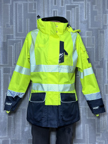Куртки Куртки ^/--/^ Куртка парка робоча захисна жіноча XL  (48-50) розмір Halo SF Vest преміум класа водонепроникна сигнальна світловідбивна з великою кількість кишень. - фото фото фото