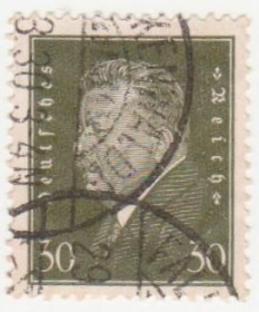 Веймарська республіка Веймарская республика ^/--/^ Германия    ( Рейх) 1928 г. №  410 гашеная ^_^^^ Німеччина (Рейх) 1928 р. No 410 гашена - фото фото фото