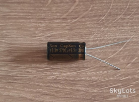 Конденсатори Конденсаторы ^/--/^ 2700 /--/ мкФ* 6,3 /--/ В. CapXcon 105°C. Комп&amp;apos;ютерні. 10 /--/ шт ^_^^^ 2700 /--/ мкФ* 6,3 /--/ В. CapXcon 105°C. Компьютерные. 10 /--/ шт - фото фото фото