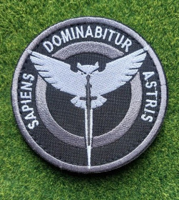 Інше Другое ^/--/^ Шеврон Головне управління розвідки Sapiens dominabitur astris № 2967 ^_^^^ Главное управление разведки Sapiens dominabitur astris No 2967 - фото фото фото