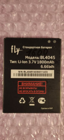 Комплектуючі для корпусів Комплектующие для корпусов ^/--/^ Fly iQ /--/ 4410 /--/ i аккумулятор BL /--/ 4045 оригинал б/у - фото фото фото