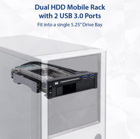 Інше Другое ^/--/^ Гаряча кишеня: Dual Bay Caddy для слота 5.25&amp;quot; на SATA 2.5&amp;quot; + SATA 3.5&amp;quot; + 2 /--/ xUSB 3.1 ^_^^^ Горячая карман: Dual Bay Caddy для слота 5.25&amp;quot; на SATA 2.5&amp;quot; + SATA 3.5&amp;quot; + 2 /--/ xUSB 3. 1 - фото фото фото
