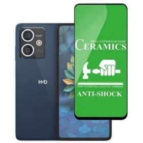 Чохли, бампера Чехлы, бампера ^/--/^ Захисне скло-плівка Fiji Ceramics для HMD Crest повна проклейка чорний ^_^^^ Защитное стекло-пленка Fiji Ceramics для HMD Crest полная проклейка черный - фото фото фото