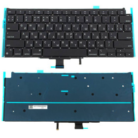 Клавіатури Клавиатуры ^/--/^ Клавиатура для ноутбука APPLE (MacBook Air: A /--/ 2337 (2020-2021)) rus, black, подсветка клавиш, SMALL E ^_^^^ Клавіатура для ноутбука APPLE (MacBook Air: A /--/ 2337 (2020-2021)) rus, black, підсвічування клавіш, SMALL E - фото фото фото