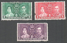 Острівні держави Островные государства ^/--/^ Ньюфаундленд  (1937) Британская колония. Коронация короля Георга VI ^_^^^ Ньюфаундленд (1937) Британська колонія. Коронація короля Георга VI - фото фото фото