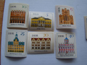 Інші країни Другие страны ^/--/^ ГДР, Михель, Германия 2010, 1245-1250, Здания  (I). ^_^^^ НДР, Міхель, Німеччина 2010, 1245-1250, Будівлі (I). - фото фото фото