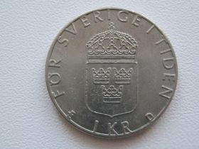 Швеція Швеция ^/--/^ Швеция 1 крона 1989 года #16797 ^_^^^ Швеція 1 крона 1989 року #16797 - фото фото фото
