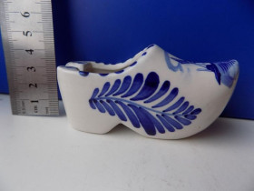 Інше Другое ^/--/^ Пепельница Туфелька,башмак фарфор Голландия Delft-blue n Painted ^_^^^ Туфелька, башмак фарфор Голландія Delft-blue n Painted - фото фото фото