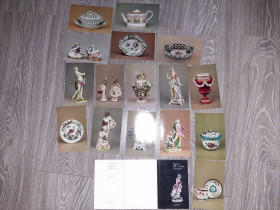 Статуетки, Скульптури, Фігурки, Фарфор Статуэтки, Скульптуры, Фигурки, Фарфор ^/--/^ Набор открыток Английский фарфор 18 века 16 /--/ шт СССР 1978 /--/ год ^_^^^ Англійський фарфор 18 століття 16 /--/ шт СРСР 1978 - фото фото фото