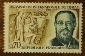 Франція Франция ^/--/^ Франция 50-летие МОТ 1969 ^_^^^ Франція 50-річчя МОП 1969 - фото фото фото
