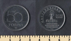 Угорщина Венгрия ^/--/^ Венгрия 50 форинтов 2021 ^_^^^ Угорщина 50 форинтів 2021 - фото фото фото