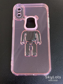 Чохли, бампера Чехлы, бампера ^/--/^ Чохол Bearbrick Kaws для Apple iPhone X / Xs rose ^_^^^ Чехол Bearbrick Kaws для Apple iPhone X / Xs rose - фото фото фото