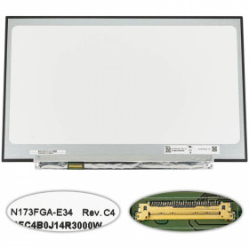Матриці Матрицы ^/--/^ Матрица 17.3&amp;quot; N /--/ 173 /--/ FGA-E /--/ 34 Rev C /--/ 4 (1600*900, 30 /--/ pin(eDP), LED, SLIM(без планок и ушек), матовая,  ^_^^^ Матриця 17.3&amp;quot; N /--/ 173 /--/ FGA-E /--/ 34 Rev C /--/ 4 (1600*900, 30 /--/ pin(eDP), LED, SLIM(без планок і вушок), матова, - фото фото фото