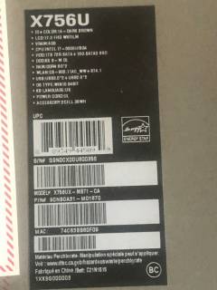 Asus Asus ^/--/^ Ноутбук Asus laptop 17.3&amp;quot; X /--/ 756-2.30 /--/ GHz Intel i /--/ 3-6100 /--/ U/1 /--/ TB/12 /--/ GB Windows 10 новый ^_^^^ Ноутбук Asus laptop 17.3&amp;quot; X /--/ 756-2.30 /--/ GHz Intel i /--/ 3-6100 /--/ U/1 /--/ TB/12 /--/ GB Windows 10 новий - фото фото фото