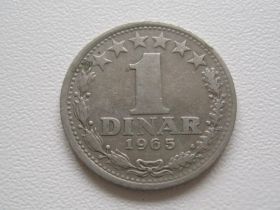 Югославія Югославия ^/--/^ Югославия 1 динар 1965 года 24695 ^_^^^ Югославія 1 динар 1965 року 24695 - фото фото фото