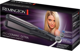 Плойки Плойки ^/--/^ Лот № 15557 Випрямляч для волосся Remington Pro-Ceramic, надзвичайно довгий, надзвичайно широкі пластини для укладання, чорний, S /--/ 5525 - фото фото фото