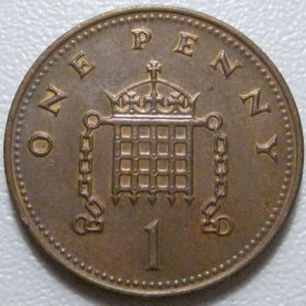 Єлизавета II (після ) Елизавета II (после ) ^/--/^ Велика Британія 1 пенні 2005 року 43206 ^_^^^ Великобритания 1 пенни 2005 года 43206 - фото фото фото