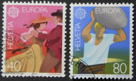 Інше Другое ^/--/^ Швейцария Фольклор танцы Метание камней 1981 ^_^^^ Швейцарія Фольклор танці Метання каменів 1981 - фото фото фото