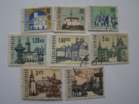 Чехословаччина Чехословакия ^/--/^ ЧССР, Михель 2009,том I, 1575-1582, (1578 чистая), Города. ^_^^^ ЧССР, Міхель 2009,том I, 1575-1582, (1578 чиста), Міста. - фото фото фото