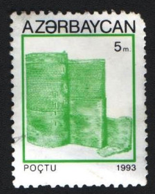 Азербайджан Азербайджан ^/--/^ Азербайджан  (1993) Девичья башня. Архитектура ^_^^^ Азербайджан (1993) Дівоча вежа. Архітектура - фото фото фото