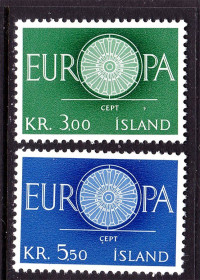 Ісландія Исландия ^/--/^ Исландия  1960 г  MNH -  ЕВПРПА СЕПТ / EUROPA  CEPT - ^_^^^ Ісландія 1960 MNH - ЄВПРПА СЕПТ / EUROPA CEPT - фото фото фото