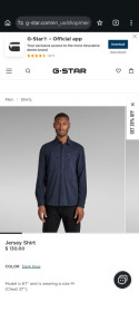 Сорочки Рубашки ^/--/^ G-Star Raw Jersey Shirt - фото фото фото
