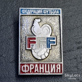 Спортивні Спортивные ^/--/^ Значок &amp;quot;Федерація футболу Франції&amp;quot; FFF, ретро ^_^^^ Значок &amp;quot;Федерация футбола Франции&amp;quot; FFF, ретро - фото фото фото