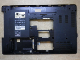 Корпуса Корпуса ^/--/^ Б/У Корпус низ  (піддон) без сервісної кришки на Acer TRAVELMATE P /--/ 453 ^_^^^ В Корпус низ (поддон) без сервисной крышки на Acer TRAVELMATE P /--/ 453 - фото фото фото