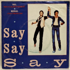 Платівки Пластинки ^/--/^ Paul McCartney &amp; Michael Jackson - Say Say Say - 1983.  (EP). 7. Vinyl. Пластинка. EEC. ^_^^^ Paul McCartney & Michael Jackson - Say Say Say - 1983. 7. Vinyl. Пластинка. EEC. - фото фото фото