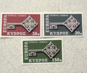 Кіпр Кипр ^/--/^ Серія поштових марок Кіпр &amp;quot; Європа СЕРТ &amp;quot; 1968 рік ** ^_^^^ Серия почтовых марок Кипр &amp;quot; Европа Серт &amp;quot; 1968 год ** - фото фото фото