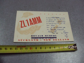 СРСР СССР ^/--/^ карточка радиообмена QSL новая зеландия окленд 1975 №2366 ^_^^^ картка радіообміну QSL нова зеландія окленд 1975 No /--/ 2366 - фото фото фото