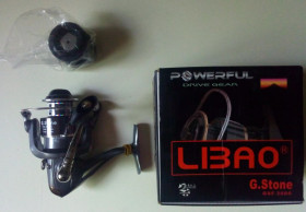 Котушки Катушки ^/--/^ Спиннинговая катушка Libao G.Stone GSF 3000 Powerful Drive Gear  (новая) ^_^^^ Спінінгова котушка Libao G.Stone GSF 3000 Powerful Drive Gear (нова) - фото фото фото