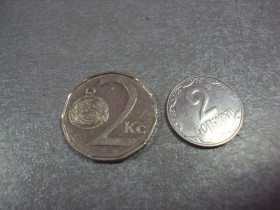 Чехія Чехия ^/--/^ монета чехия 2 кроны 2008 №8791 ^_^^^ монета чехія 2 крони 2008 No /--/ 8791 - фото фото фото