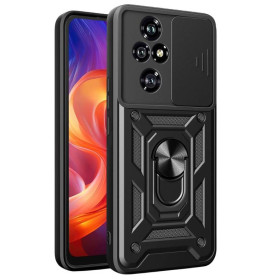 Чохли, бампера Чехлы, бампера ^/--/^ Чохол Fiji Camera Defence для Honor 200 бампер із захистом камери та підставкою Black ^_^^^ Чехол Fiji Camera Defence для Honor 200 бампер с защитой камеры и подставкой Black - фото фото фото