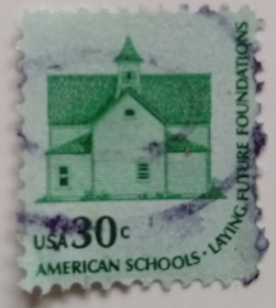 Північна Америка Северная Америка ^/--/^ США 1975 Американская школа, гашеная ^_^^^ США 1975 Американська школа, гашена - фото фото фото