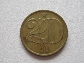 Чехословаччина Чехословакия ^/--/^ Чехословакия 20 геллеров 1977 года 25141 ^_^^^ Чехословаччина 20 геллерів 1977 25141 - фото фото фото