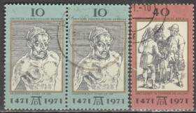 НДР, ФРН ГДР, ФРГ ^/--/^ Германия Німеччина ГДР 1971 Дюрер ^_^^^ Германия ГДР 1971 Дюрер пара - фото фото фото