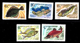 СРСР - СССР - ^/--/^ СССР 1983 г   MNH - рыбы ^_^^^ СРСР 1983 MNH - риби - фото фото фото