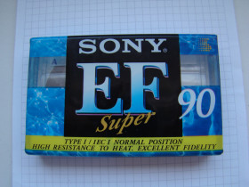 Касети Кассеты ^/--/^ Аудиокассета Sony EF Super 90 из СССР. ^_^^^ Sony EF Super 90 з СРСР. - фото фото фото